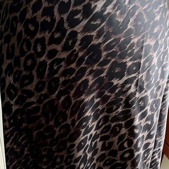NWOT Animal Print Midi Skirt, Size L - Picture 2 of 4